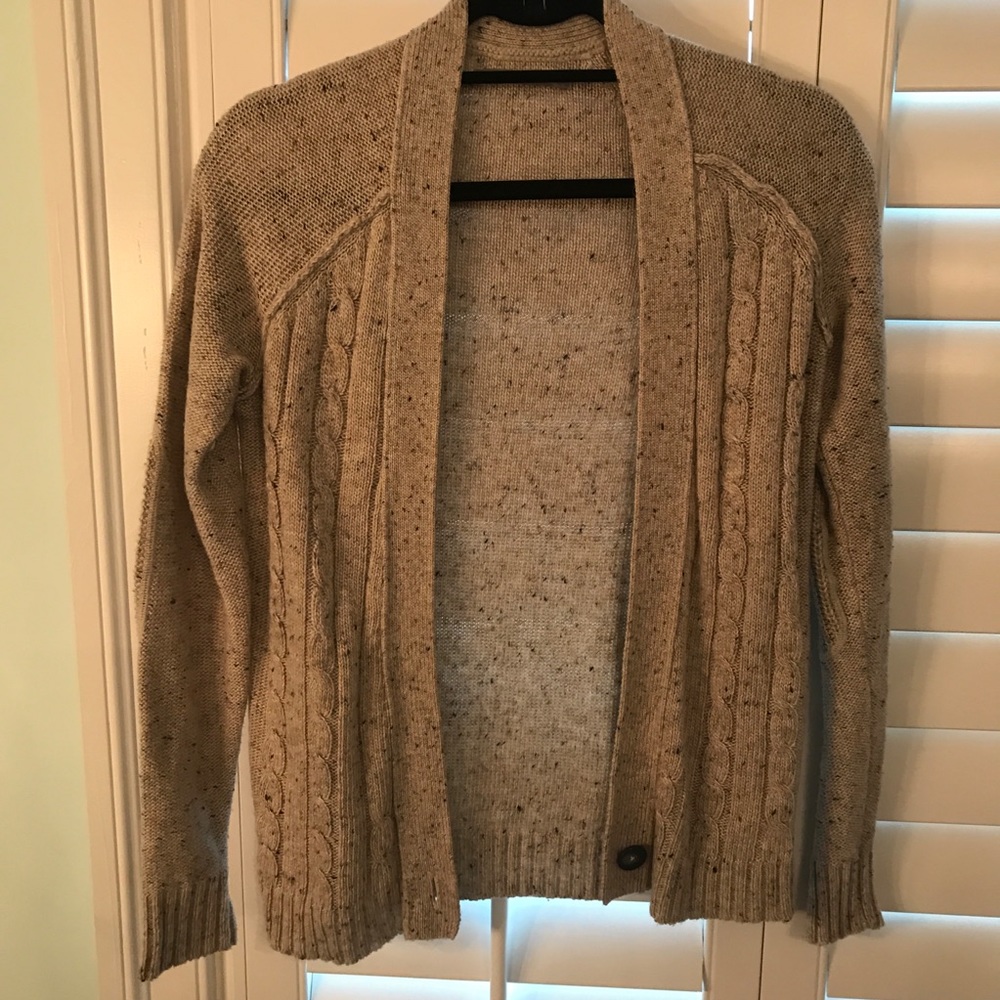 Camel cardigan